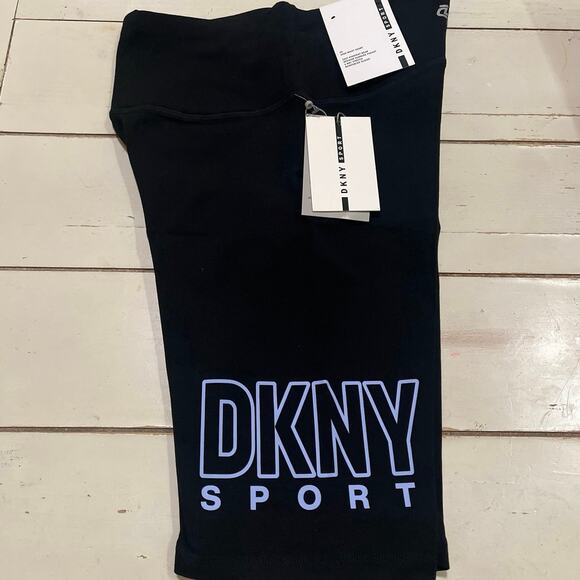 DKNY Sport High Waist Bike Shorts Graphic Logo Women’s XS - Picture 5 of 5